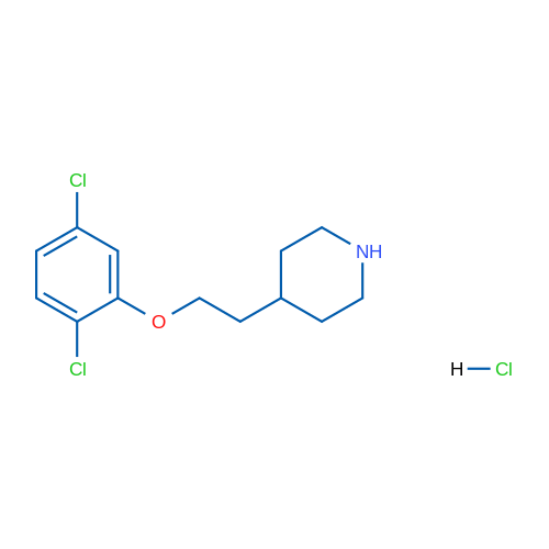 4-(2-(2,5-Dichlorophenoxy)ethyl)piperidine hydrochloride 1g