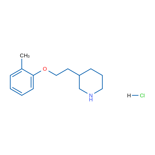 3-(2-(o-Tolyloxy)ethyl)piperidine hydrochloride 1g