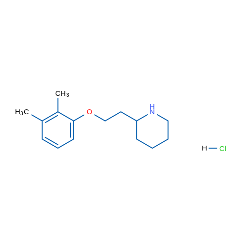 2-(2-(2,3-Dimethylphenoxy)ethyl)piperidine hydrochloride 1g