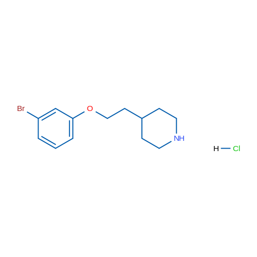 4-(2-(3-Bromophenoxy)ethyl)piperidine hydrochloride 1g