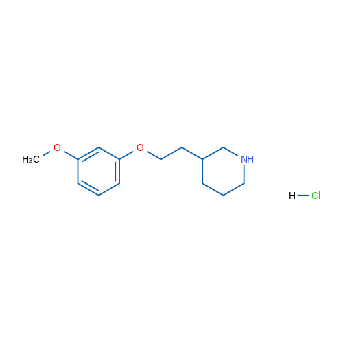 3-(2-(3-Methoxyphenoxy)ethyl)piperidine hydrochloride 1g