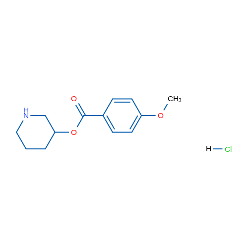 Piperidin-3-yl 4-methoxybenzoate hydrochloride 1g