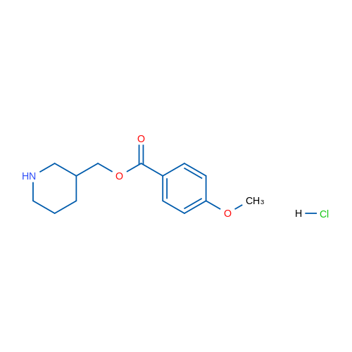 Piperidin-3-ylmethyl 4-methoxybenzoate hydrochloride 5g