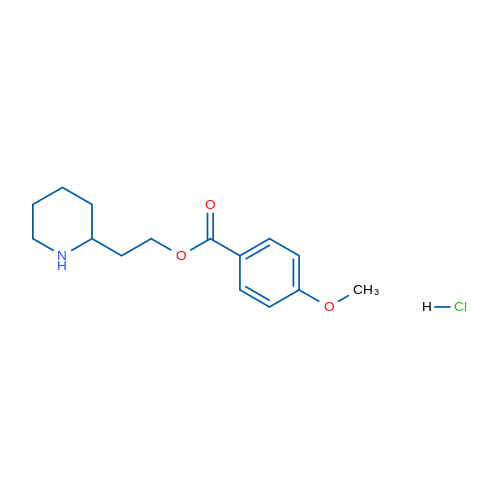 2-(Piperidin-2-yl)ethyl 4-methoxybenzoate hydrochloride 5g