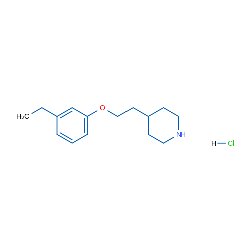 4-(2-(3-Ethylphenoxy)ethyl)piperidine hydrochloride 1g