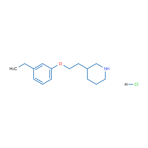 3-(2-(3-Ethylphenoxy)ethyl)piperidine hydrochloride 1g