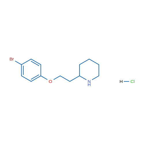 2-(2-(4-Bromophenoxy)ethyl)piperidine hydrochloride 5g