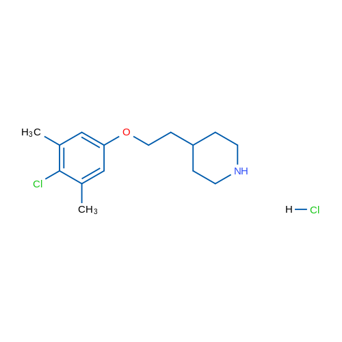 4-(2-(4-Chloro-3,5-dimethylphenoxy)ethyl)piperidine hydrochloride 1g
