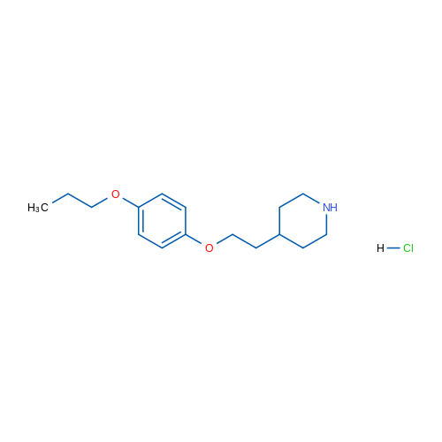 4-(2-(4-Propoxyphenoxy)ethyl)piperidine hydrochloride 5g