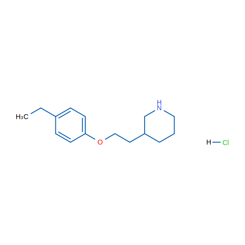 3-(2-(4-Ethylphenoxy)ethyl)piperidine hydrochloride 5g