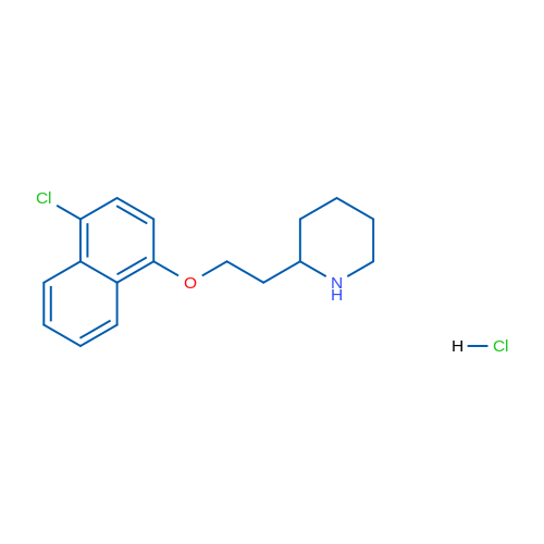 2-(2-((4-Chloronaphthalen-1-yl)oxy)ethyl)piperidine hydrochloride 5g