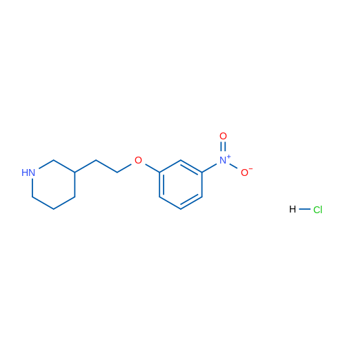 3-(2-(3-Nitrophenoxy)ethyl)piperidine hydrochloride 5g