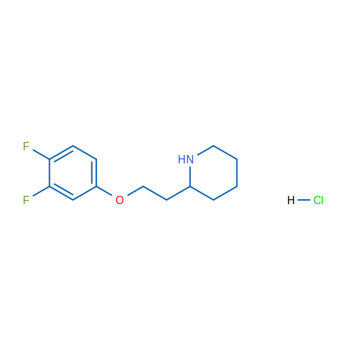 2-(2-(3,4-Difluorophenoxy)ethyl)piperidine hydrochloride 5g