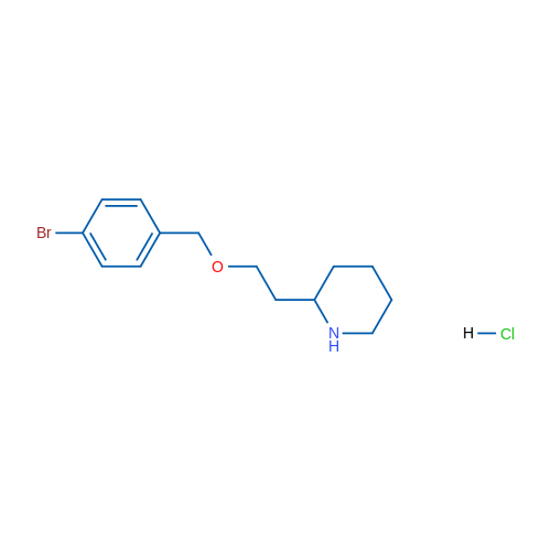 2-(2-((4-Bromobenzyl)oxy)ethyl)piperidine hydrochloride 1g