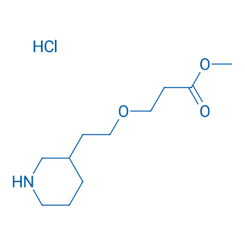 Methyl 3-(2-(piperidin-3-yl)ethoxy)propanoate hydrochloride 5g