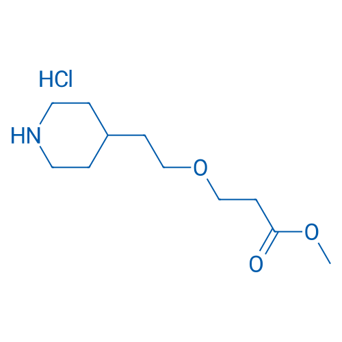Methyl 3-(2-(piperidin-4-yl)ethoxy)propanoate hydrochloride 5g
