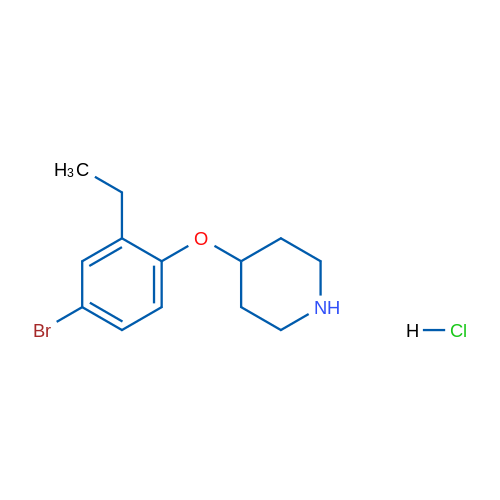 4-(4-Bromo-2-ethylphenoxy)piperidine hydrochloride 5g