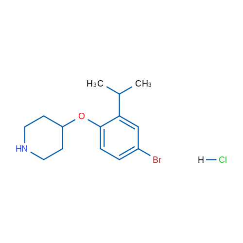 4-(4-Bromo-2-isopropylphenoxy)piperidine hydrochloride 5g