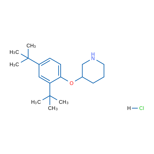 3-(2,4-Di-tert-butylphenoxy)piperidine hydrochloride 5g