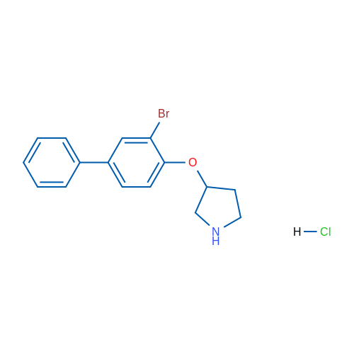 3-((3-Bromo-[1,1'-biphenyl]-4-yl)oxy)pyrrolidine hydrochloride 1g