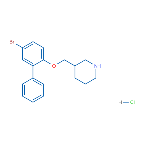 3-(((5-Bromo-[1,1'-biphenyl]-2-yl)oxy)methyl)piperidine hydrochloride 1g