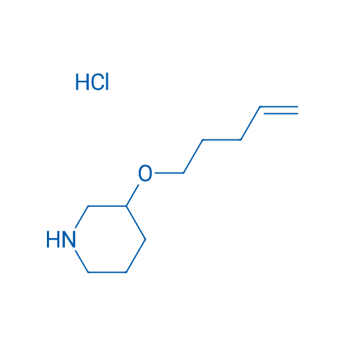 3-(Pent-4-en-1-yloxy)piperidine hydrochloride 1g