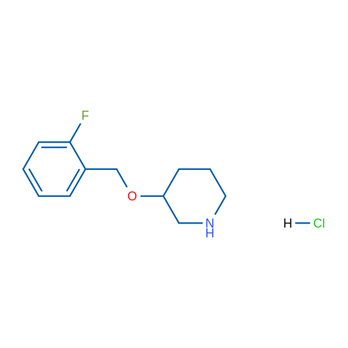 3-((2-Fluorobenzyl)oxy)piperidine hydrochloride 1g