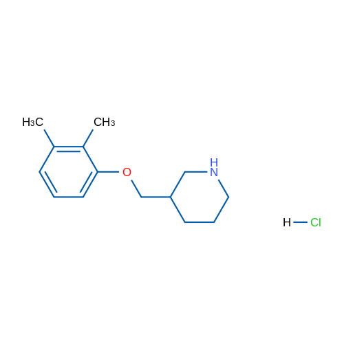 3-((2,3-Dimethylphenoxy)methyl)piperidine hydrochloride 5g