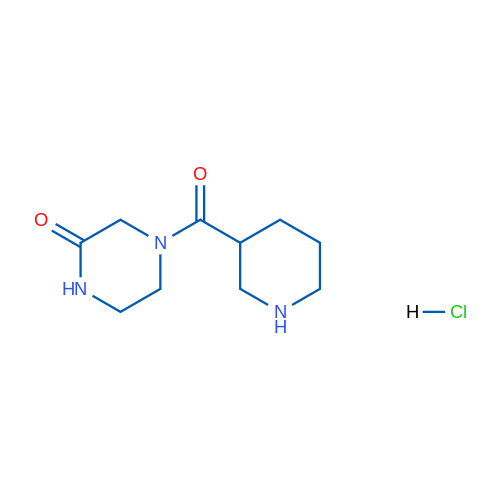4-(Piperidine-3-carbonyl)piperazin-2-one hydrochloride 5g