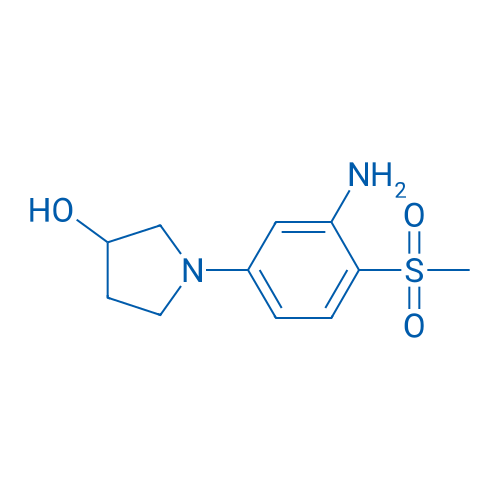 1-(3-Amino-4-(methylsulfonyl)phenyl)pyrrolidin-3-ol 1g