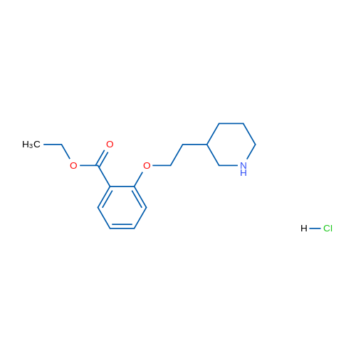 Ethyl 2-(2-(piperidin-3-yl)ethoxy)benzoate hydrochloride 5g