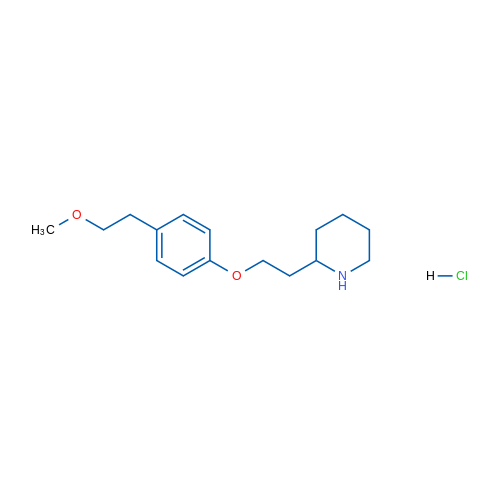 2-(2-(4-(2-Methoxyethyl)phenoxy)ethyl)piperidine hydrochloride 5g