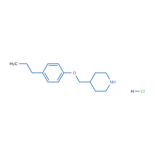 4-((4-Propylphenoxy)methyl)piperidine hydrochloride 1g