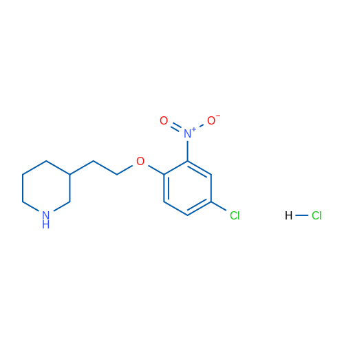 3-(2-(4-Chloro-2-nitrophenoxy)ethyl)piperidine hydrochloride 1g