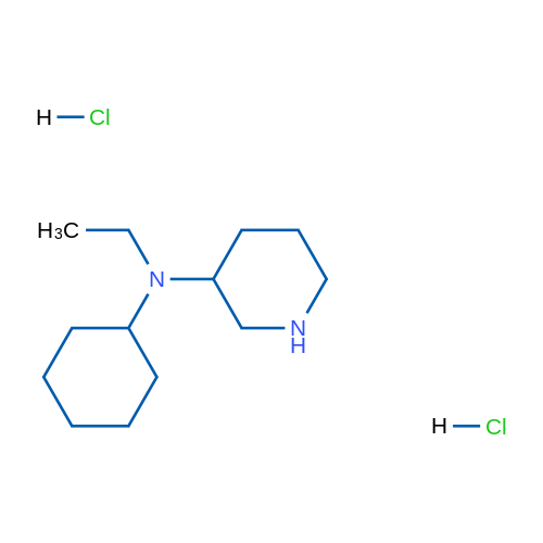 N-Cyclohexyl-N-ethylpiperidin-3-amine dihydrochloride 1g