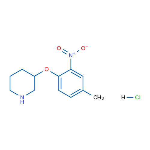 3-(4-Methyl-2-nitrophenoxy)piperidine hydrochloride 5g