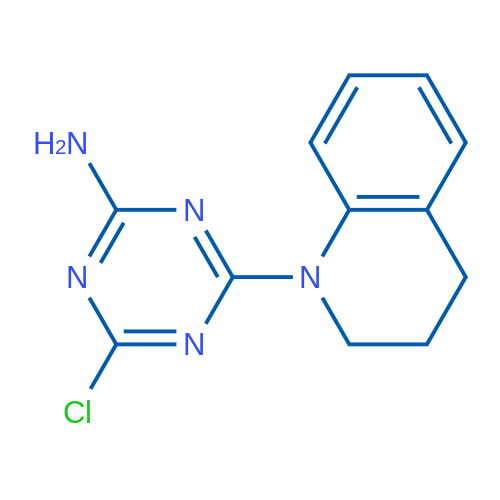 4-Chloro-6-(3,4-dihydroquinolin-1(2H)-yl)-1,3,5-triazin-2-amine 1g