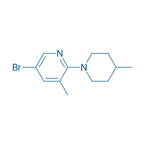 5-Bromo-3-methyl-2-(4-methylpiperidin-1-yl)pyridine 1g