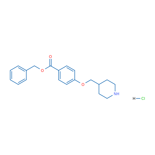 Benzyl 4-(piperidin-4-ylmethoxy)benzoate hydrochloride 5g