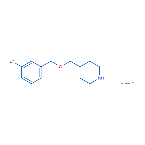4-(((3-Bromobenzyl)oxy)methyl)piperidine hydrochloride 5g
