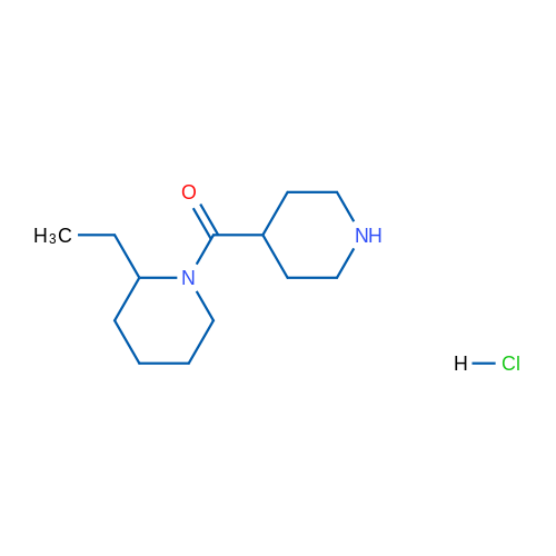 (2-Ethylpiperidin-1-yl)(piperidin-4-yl)methanone hydrochloride 1g