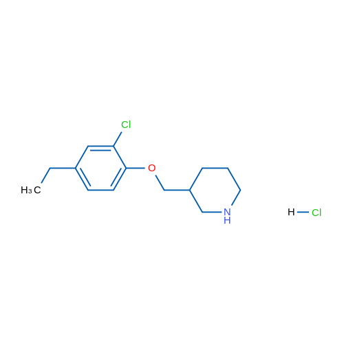 3-((2-Chloro-4-ethylphenoxy)methyl)piperidine hydrochloride 1g
