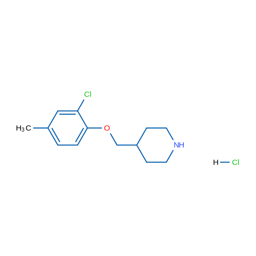4-((2-Chloro-4-methylphenoxy)methyl)piperidine hydrochloride 5g