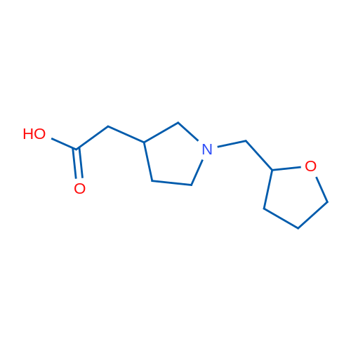 2-(1-((Tetrahydrofuran-2-yl)methyl)pyrrolidin-3-yl)acetic acid 5g