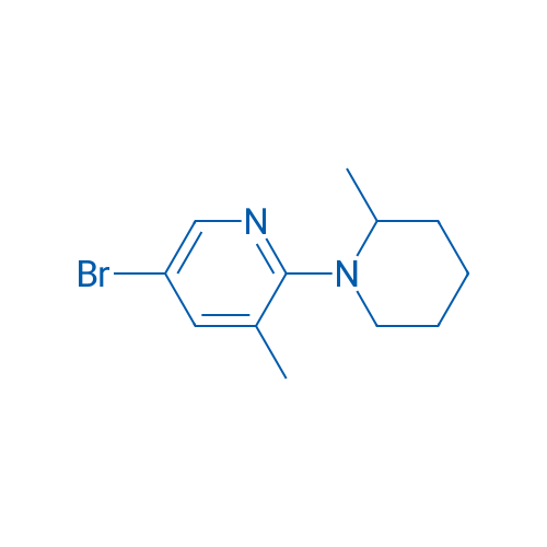 5-Bromo-3-methyl-2-(2-methylpiperidin-1-yl)pyridine 5g