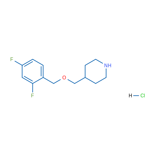 4-(((2,4-Difluorobenzyl)oxy)methyl)piperidine hydrochloride 1g