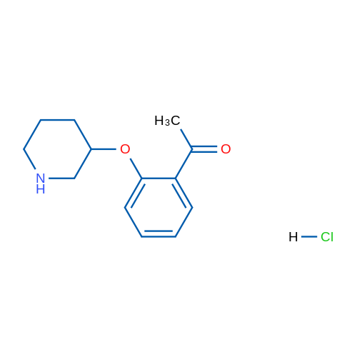 1-(2-(Piperidin-3-yloxy)phenyl)ethanone hydrochloride 5g