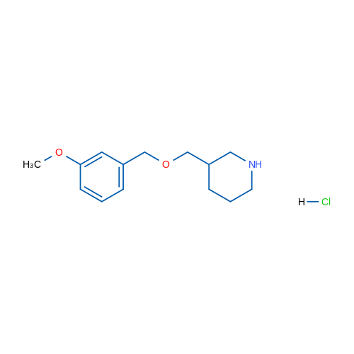 3-(((3-Methoxybenzyl)oxy)methyl)piperidine hydrochloride 1g