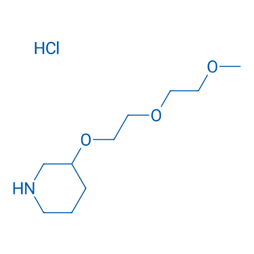 3-(2-(2-Methoxyethoxy)ethoxy)piperidine hydrochloride 5g