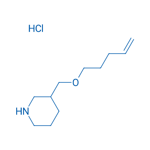 3-((Pent-4-en-1-yloxy)methyl)piperidine hydrochloride 5g